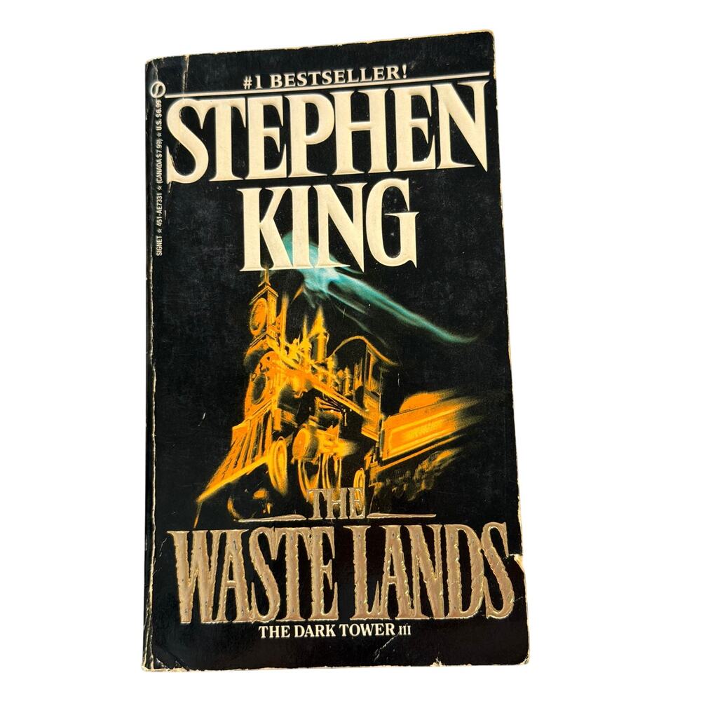 The Waste Lands The Dark Tower book 3 Stephen king 1st Signet paperback book